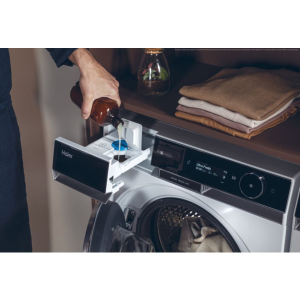 Фото - Комплект техники Haier Стиральная машина с фронтальной загрузкой + Сушильная машина Haier HW110-BD14397U1S + HD100-A3Q397U1-S