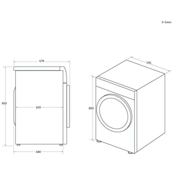 Фото - Комплект техники Haier Стиральная машина с фронтальной загрузкой + Сушильная машина Haier HW110-BD14397U1S + HD100-A3Q397U1-S