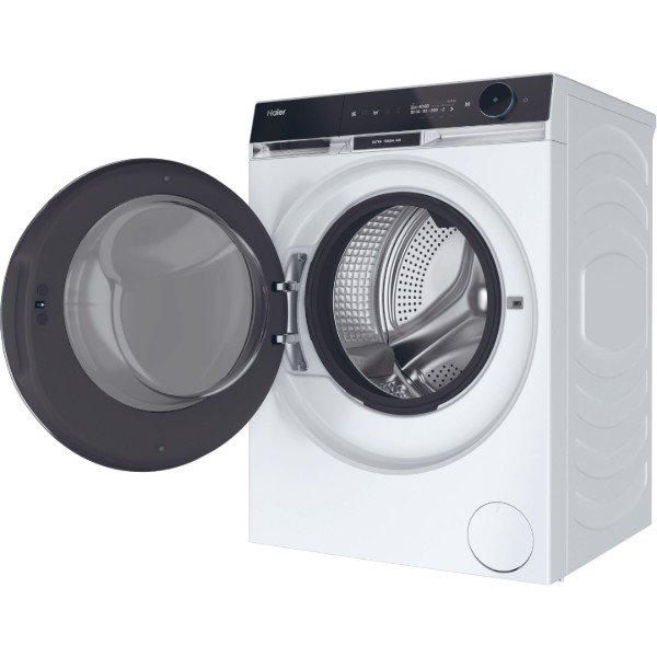 Фото - Комплект техніки Haier Пральна машина з фронтальним завантаженням + Сушильна машина + Комплект кріплень для встановлення в колону Haier HW110-BD14397U1S + HD100-A3Q397U1-S + HASTKXSE