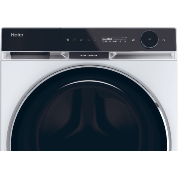 Фото - Комплект техніки Haier Пральна машина з фронтальним завантаженням + Сушильна машина + Комплект кріплень для встановлення в колону Haier HW110-BD14397U1S + HD100-A3Q397U1-S + HASTKXSE