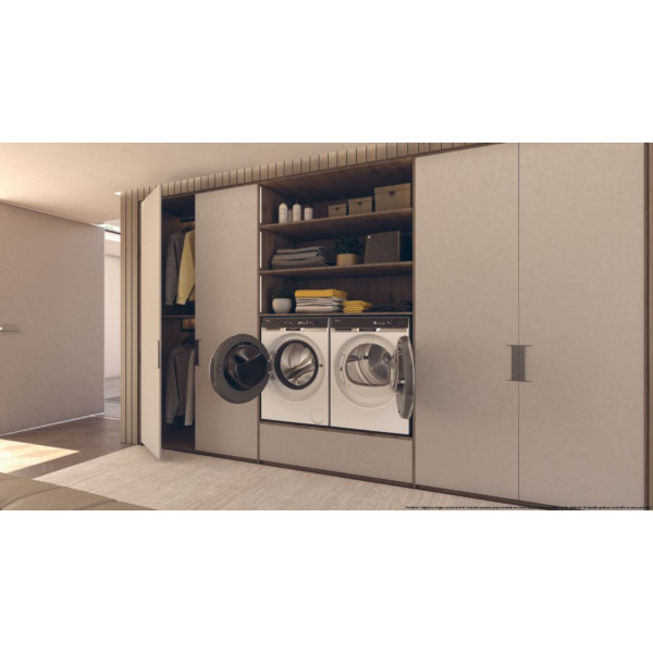 Фото - Комплект техники Haier Стиральная машина с фронтальной загрузкой + Сушильная машина Haier HW110-BD14397U1S + HD100-A3Q397U1-S