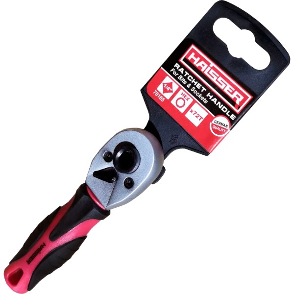 Фото - Ключ-трещетка Haisser 1/4" 72 зуба Фото - Ключ-трещетка Haisser 1/4" 72 зуба