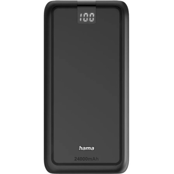 Фото - Батарея мобільна Hama 24000mAh 15W (00201711) Black