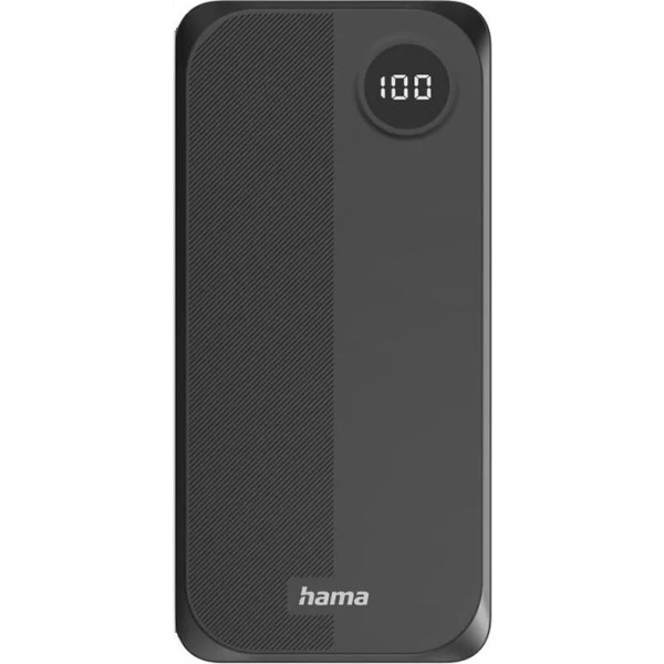 Фото - Батарея мобільна Hama 20000 мА/год 2хUSB-C/USB-A Black (00201755)