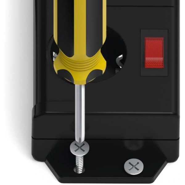 Фото - Сетевой фильтр Hama 6 р 1.4 м Black (00223160)