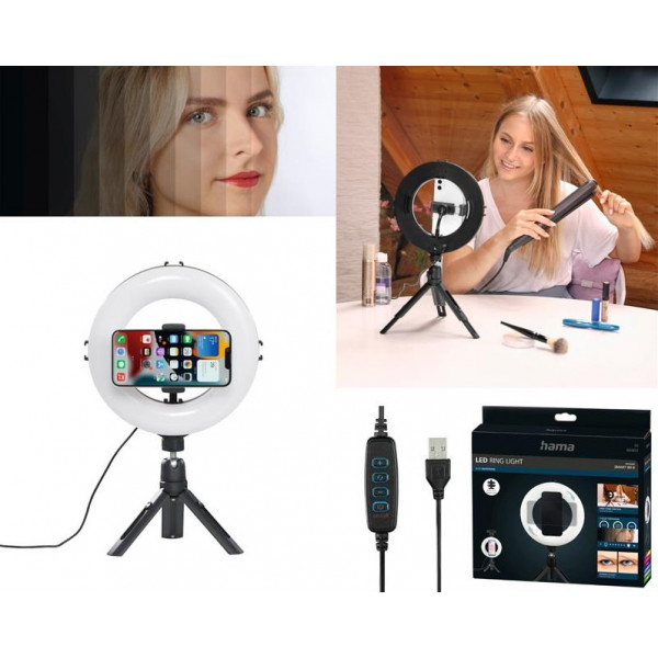 Фото - Набір для блогера Hama SpotLight Smart 80 V2 BT Black (00004657)