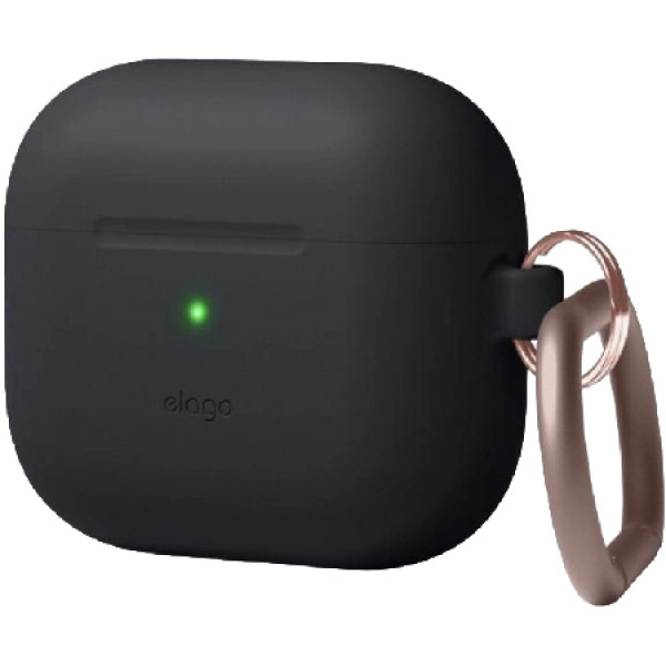 Фото - Чохол для навушників Elago Hang Silicone Case Black for Airpods 3rd Gen (EAP3HG-HANG-BK)