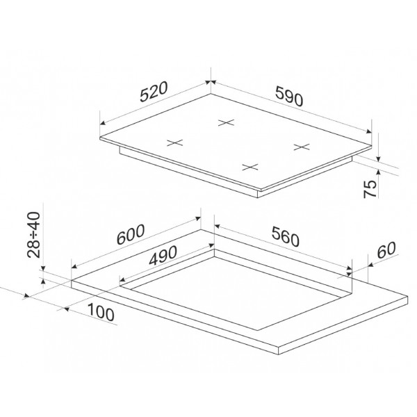 Фото - Уценка - Варочная панель газовая Hansa BHGS 650103