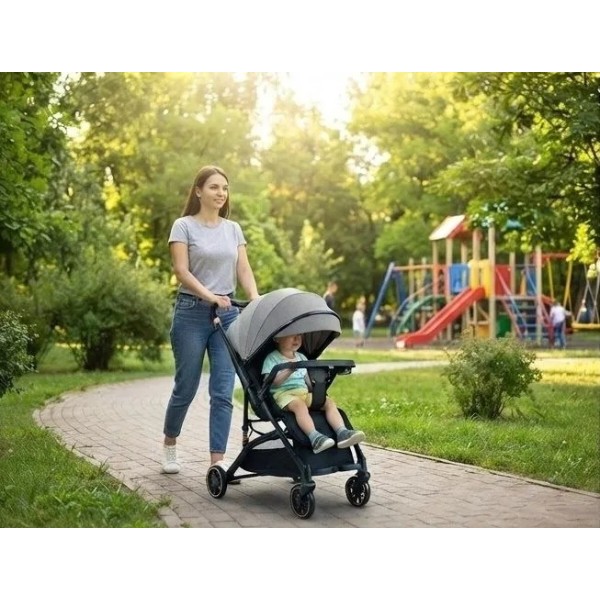 Фото - Коляска прогулочная Haowei M676 Grey (6928270766492)