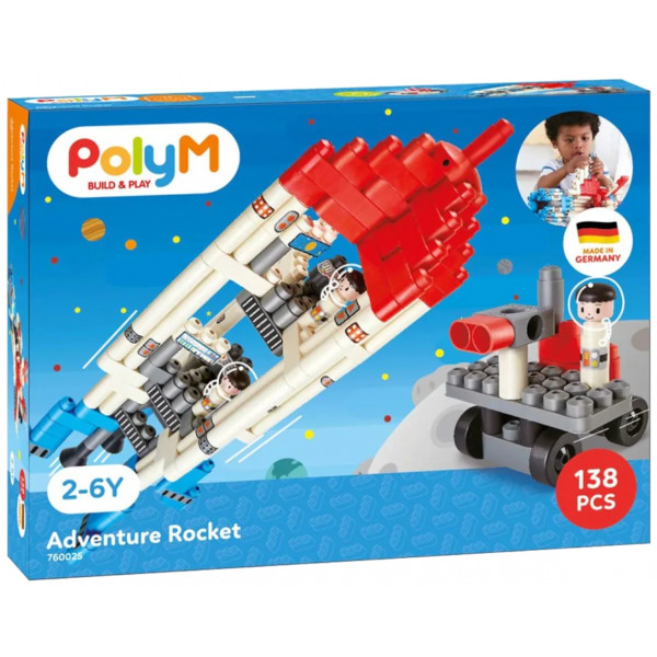 Фото - Пластиковий конструктор PolyM Пригодницька ракета 138 деталей (760025)