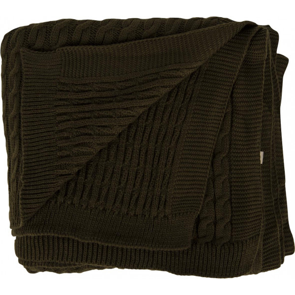 Фото - Плед полуторный Прованс Happy Fall Kosa 130х170 Оливковый (029449)