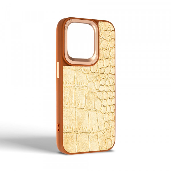 Фото - Чохол для смартфону Harder Crocosaur for Apple iPhone 15 Beige (ARM76697)