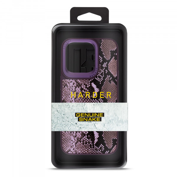 Фото - Чохол для смартфону Harder Genuine Snake for Apple iPhone 15 Pro Max Dark Purple (ARM76785)