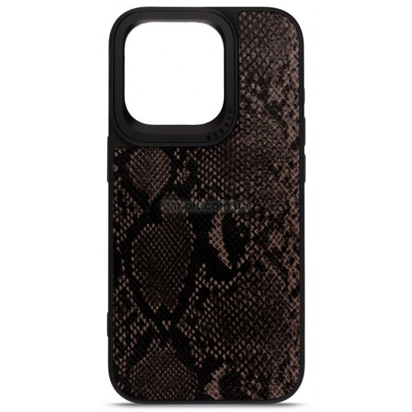 Фото - Чохол для смартфону Harder Genuine Snake for Apple iPhone 14 Pro Black (ARM76789)