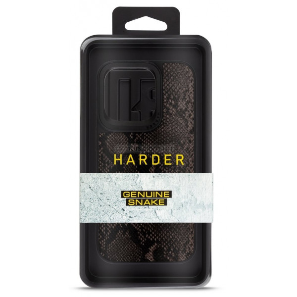 Фото - Чохол для смартфону Harder Genuine Snake for Apple iPhone 14 Pro Black (ARM76789)