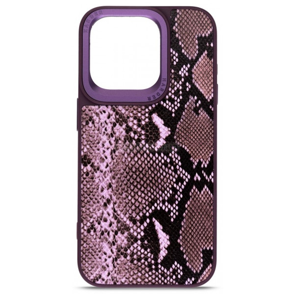 Фото - Чехол для смартфона Harder Genuine Snake for Apple iPhone 14 Pro Dark Purple (ARM76788)
