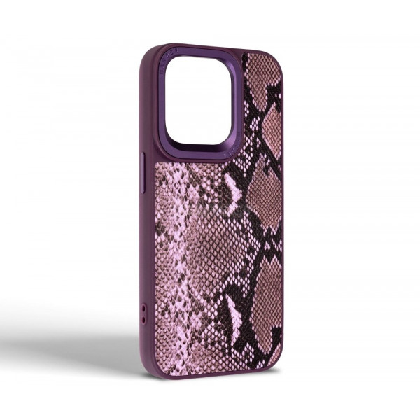 Фото - Чехол для смартфона Harder Genuine Snake for Apple iPhone 14 Pro Dark Purple (ARM76788)