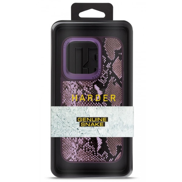 Фото - Чехол для смартфона Harder Genuine Snake for Apple iPhone 14 Pro Dark Purple (ARM76788)