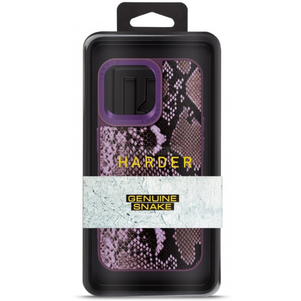 Фото - Чохол для смартфону Harder Genuine Snake for Apple iPhone 14 Pro Max Dark Purple (ARM76791)