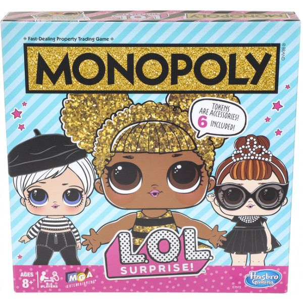 Фото - Настольная игра (8+) Hasbro Монополия ЛОЛ Сюрприз (англ) (E7572)