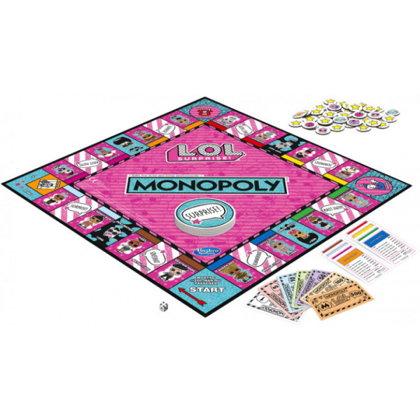 Фото - Настольная игра (8+) Hasbro Монополия ЛОЛ Сюрприз (англ) (E7572)