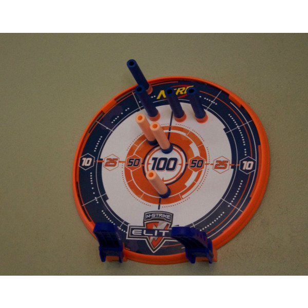 Фото - Бластер однозарядный Hasbro Nerf Элит Файрстрайк и Мишень (A9535)