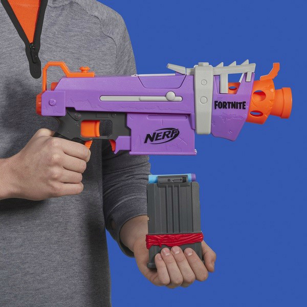 Фото - Бластер багатозарядний Hasbro Nerf Фортнайт СМГ (E8977)