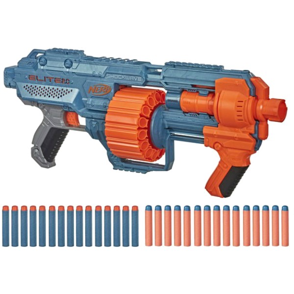 Фото - Бластер многозарядный Hasbro Nerf Elite 2.0 Шоквейв (E9527)