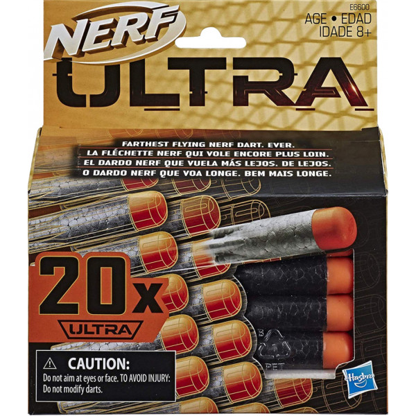 Фото - Патроны для бластеров Hasbro Nerf Ультра 20 шт. (E6600)