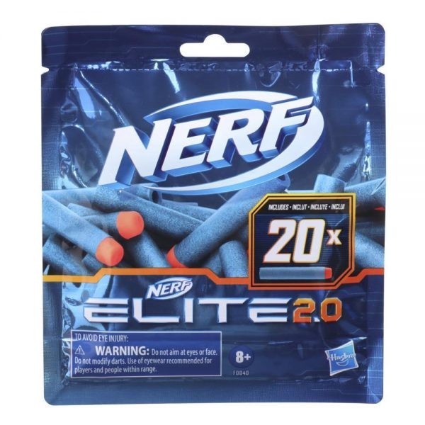 Фото - Патроны для бластеров Hasbro Nerf Elite (20 шт) (F0040)