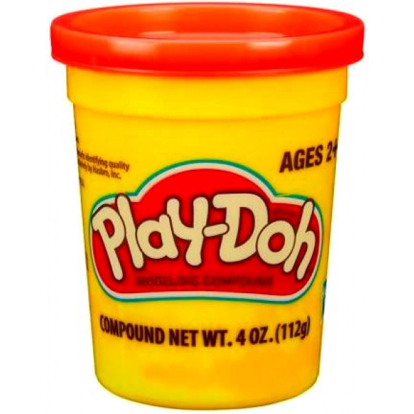 Фото - Расходники Hasbro Play-Doh пластилин в баночке  112 г. оранжевый (B6756_B7413)