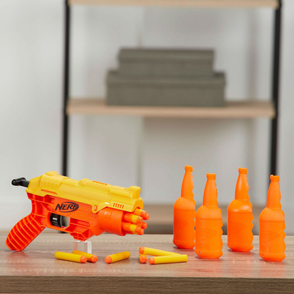 Фото - Бластер багатозарядний Hasbro Nerf Альфа Страйк Кобра TGT SET (E7857)