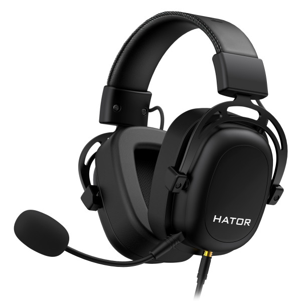 Фото - Гарнітура дротова ігрова Hator Hypergang 7.1 USB Black (HTA-840)