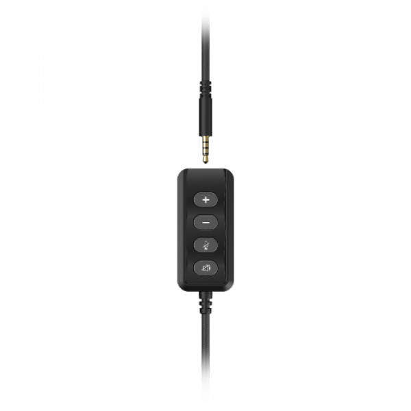 Фото - Гарнітура дротова ігрова Hator Hypergang 7.1 USB Black (HTA-840)