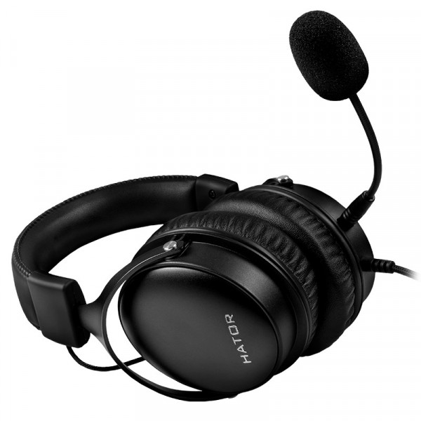 Фото - Гарнітура дротова ігрова Hator Hyperpunk Black (HTA-820)
