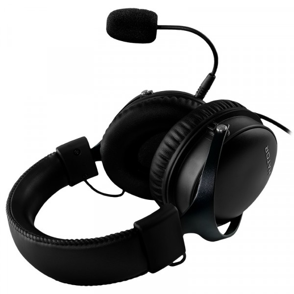 Фото - Гарнітура дротова ігрова Hator Hyperpunk Black (HTA-820)