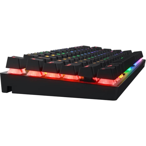 Фото - Клавиатура беспроводная игровая Hator Icefall Mecha 75 Wireless Rainbow Black (HTK275UA)