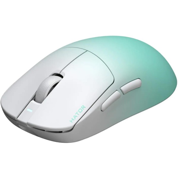 Фото - Миша бездротова ігрова Hator Quasar 3 ULTIMA 8K Wireless (HTM761) White/Mint