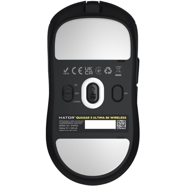 Фото - Миша бездротова ігрова Hator Quasar 3 ULTIMA 8K Wireless (HTM762) Black