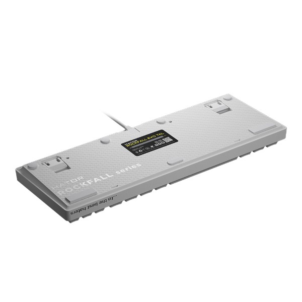 Фото - Клавиатура проводная игровая Hator Rockfall EVO TKL Optical (HTK-631) White