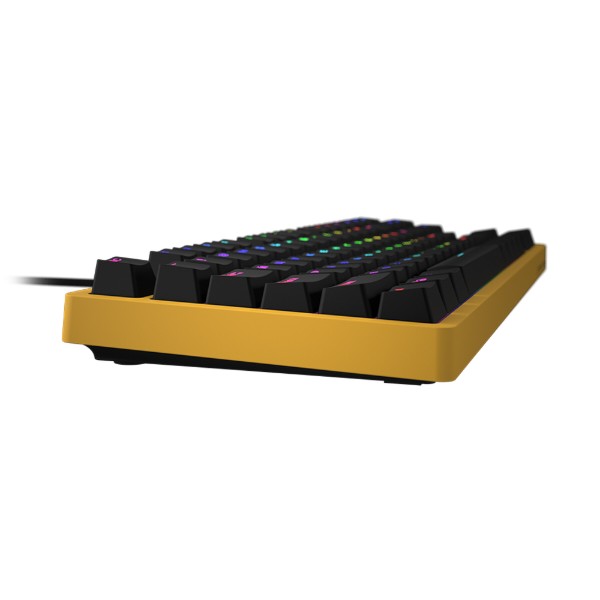 Фото - Клавиатура проводная игровая Hator Rockfall EVO TKL Optical (HTK-632) Yellow