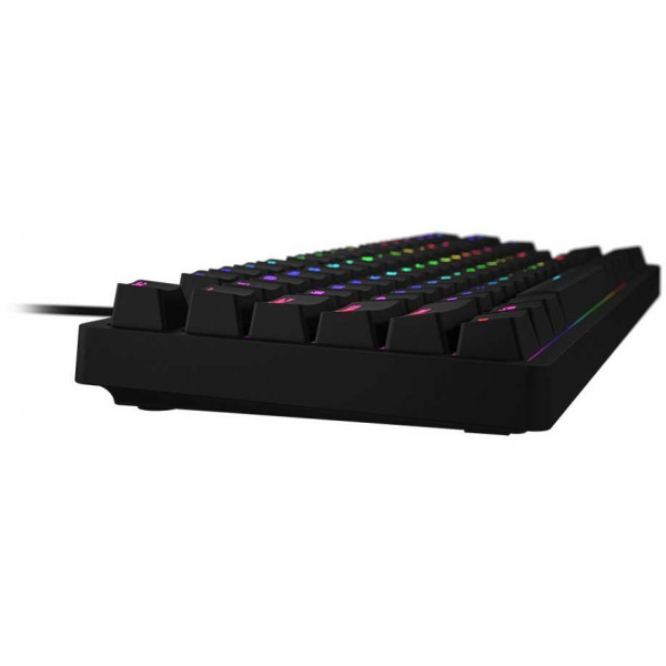 Фото - Клавіатура дротова ігрова Hator Rockfall TKL Mecha Pink (HTK-621) Black