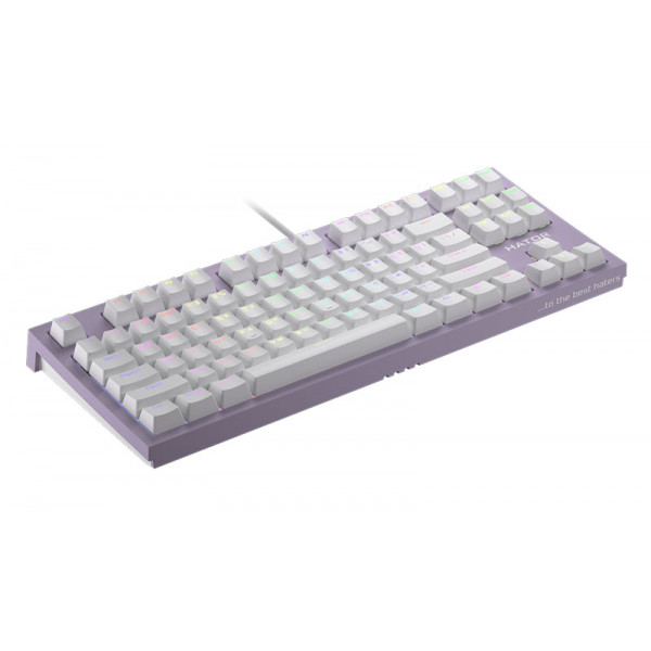 Фото - Клавіатура дротова ігрова Hator Skyfall TKL PRO ENG/UKR/RUS (HTK-658) Lilac