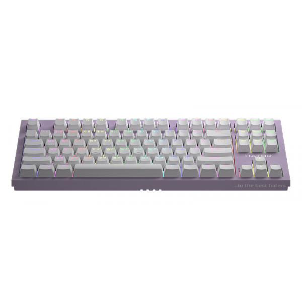 Фото - Клавіатура бездротова ігрова Hator Skyfall TKL PRO Wireless ENG/UKR/RUS (HTK-669) Lilac