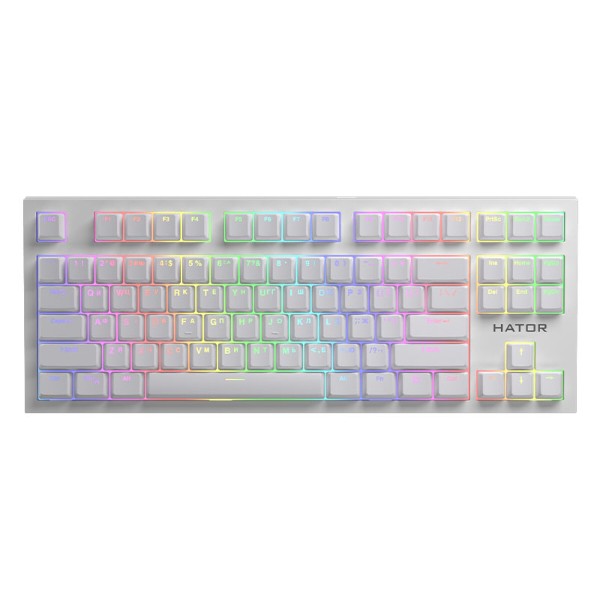 Фото - Клавиатура беспроводная игровая Hator Skyfall TKL PRO Wireless ENG/UKR/RUS (HTK-664) White