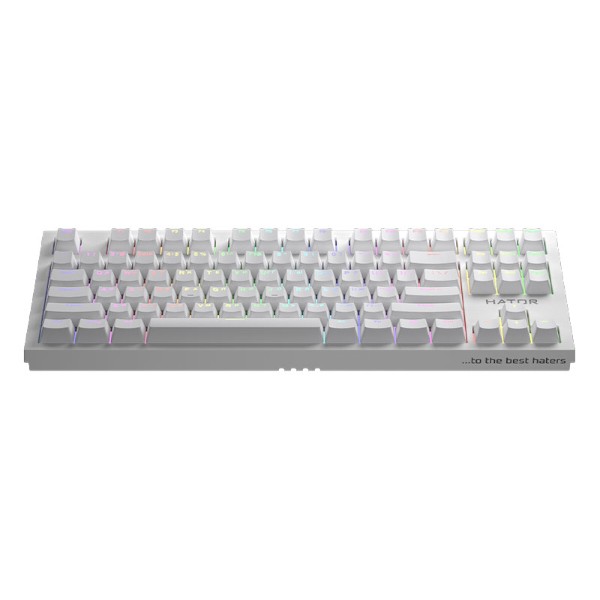 Фото - Клавиатура беспроводная игровая Hator Skyfall TKL PRO Wireless ENG/UKR/RUS (HTK-664) White