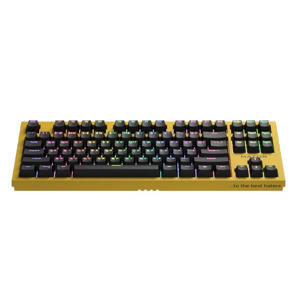 Фото - Клавіатура бездротова ігрова Hator Skyfall TKL PRO Wireless ENG/UKR/RUS (HTK-668) Yellow