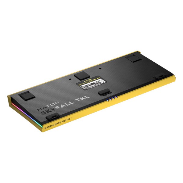 Фото - Клавіатура бездротова ігрова Hator Skyfall TKL PRO Wireless ENG/UKR/RUS (HTK-668) Yellow