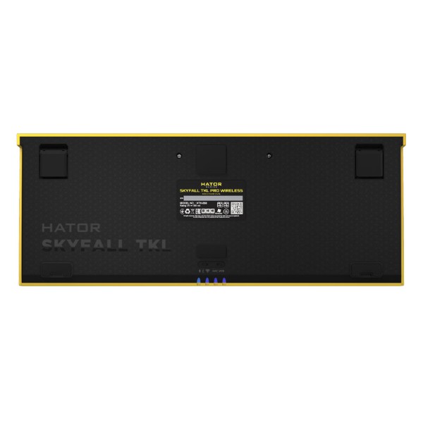 Фото - Клавіатура бездротова ігрова Hator Skyfall TKL PRO Wireless ENG/UKR/RUS (HTK-668) Yellow