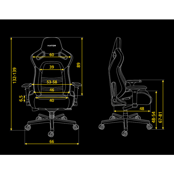 Фото - Крісло для геймерів Hator Arc X Fabric (HTC-867) Grey
